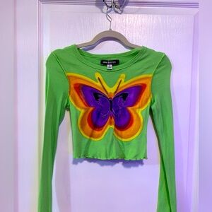 URBAN OUTFITTERS LONG SLEEVE TOP size small
